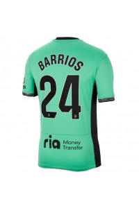 Fotbalové Dres Atletico Madrid Pablo Barrios #24 Třetí Oblečení 2023-24 Krátký Rukáv